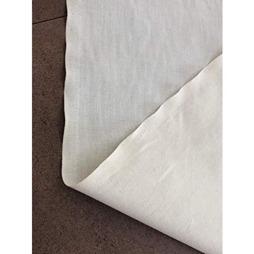 【オープニング大セール】 AK TRADING CO. Muslin Fabric/Textile Unbleached - Draping Fabric - Natural