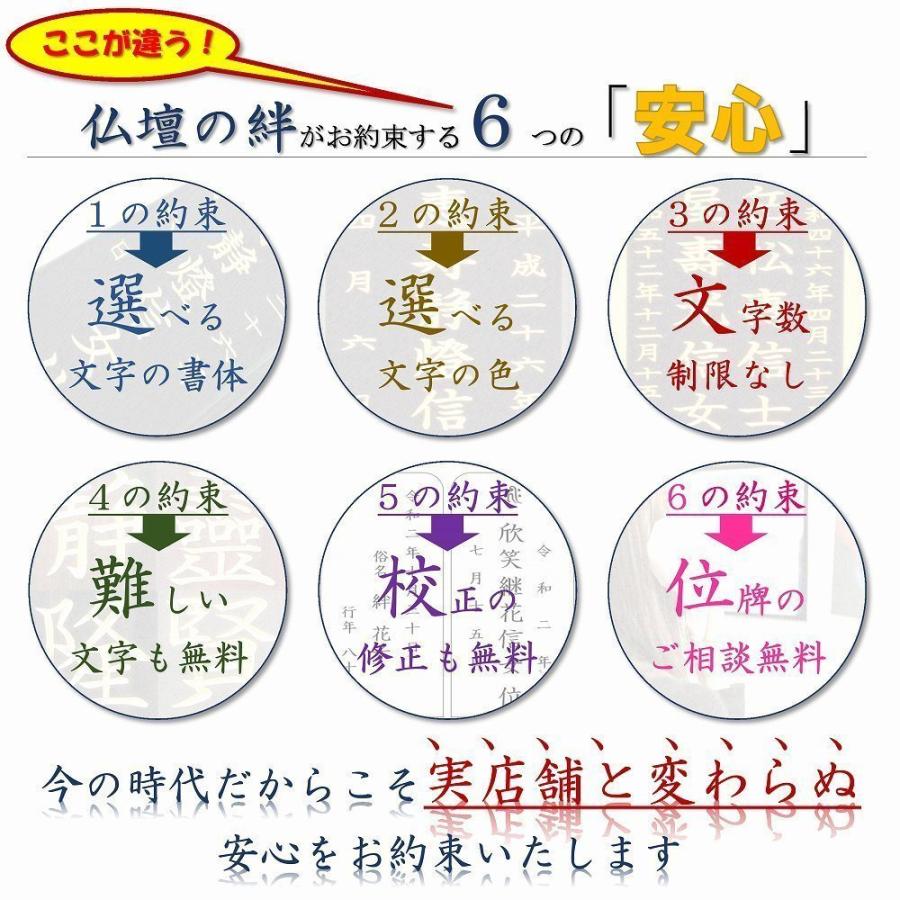 位牌 名入れ1名様無料 葵角切 塗位牌 (2.5寸 3.0寸 3.5寸 4.0寸 4.5寸