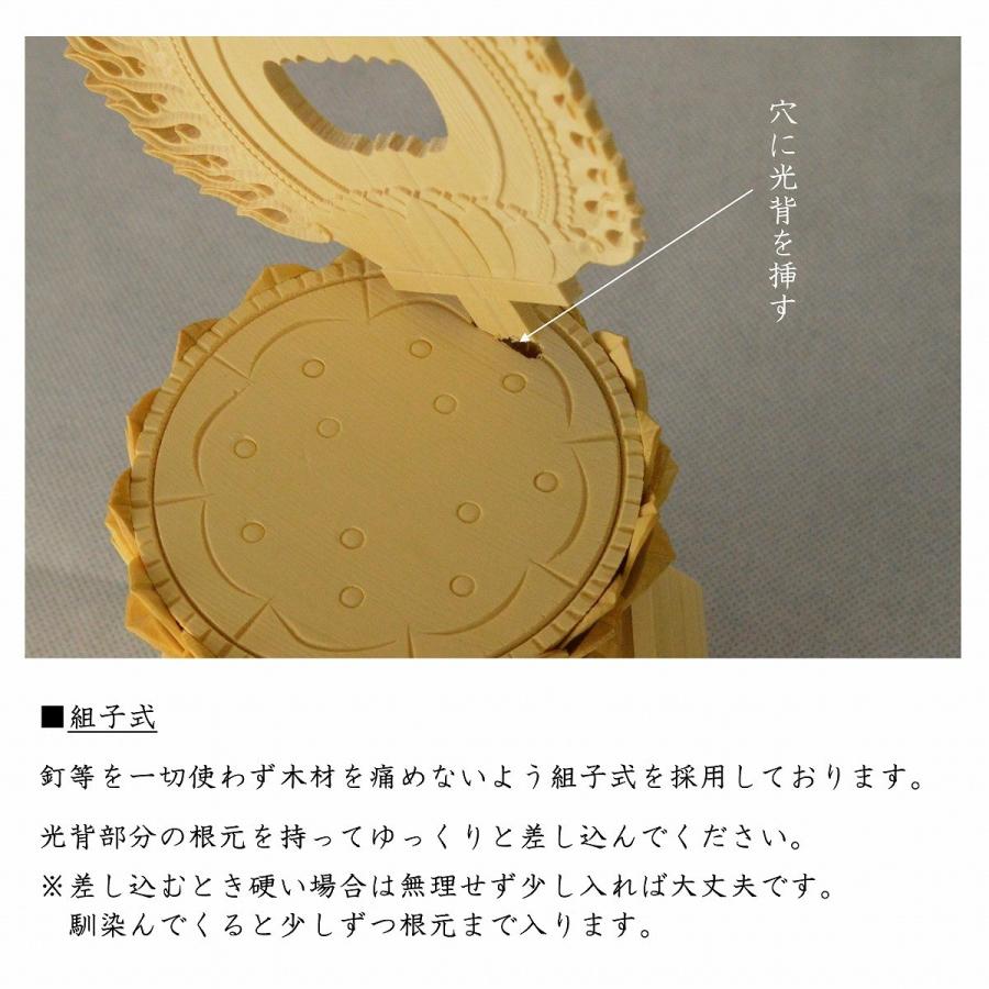 仏像 本尊 大日如来 2.5寸 六角 総白木(桧材) 高級職人上げ 送料無料