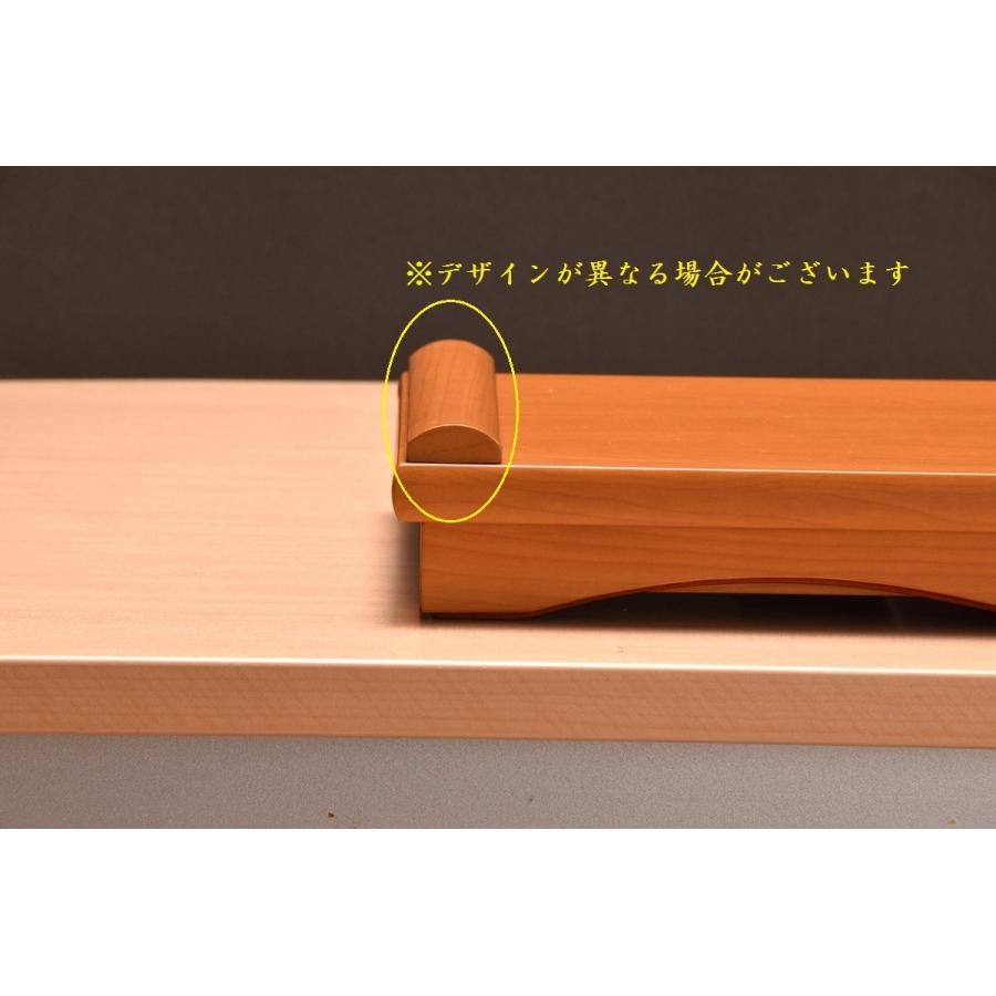 供物机(経机) 木目調 16号　経机掛け２枚付き 経机 楡ケヤキ色 杢貼 16.0 | お仏壇のはせがわ公式通販
