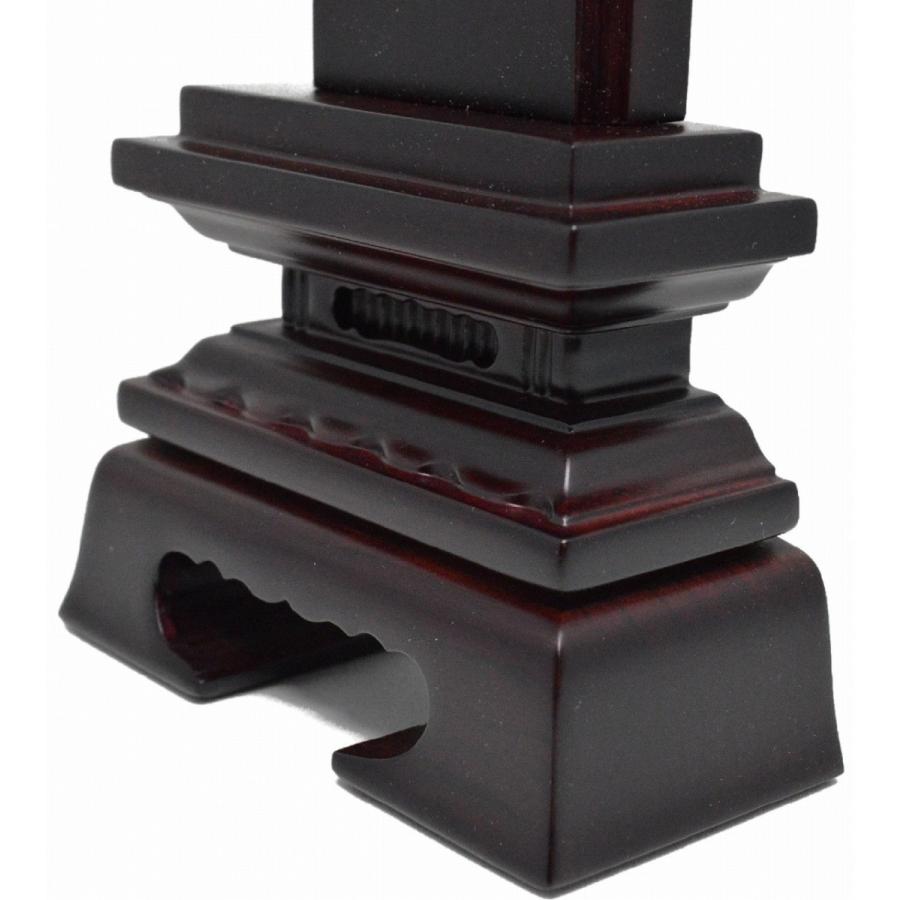 位牌 3.0寸 春日位牌(黒檀・紫檀) 高級唐木 世界三大唐木材 仏壇 仏具