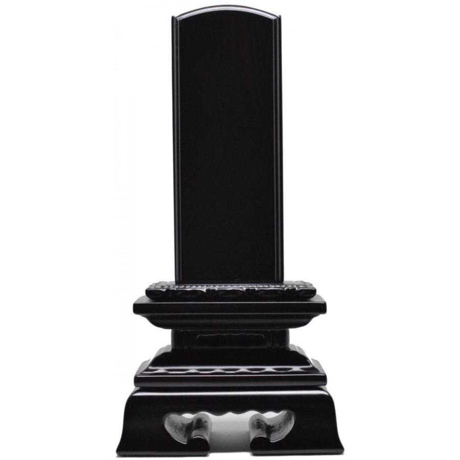 位牌　3.5寸　蓮華付春日位牌　(黒檀・紫檀)　高級唐木　世界三大唐木材　仏壇　仏具　仏像　塗位牌　唐木位牌　格安　安い