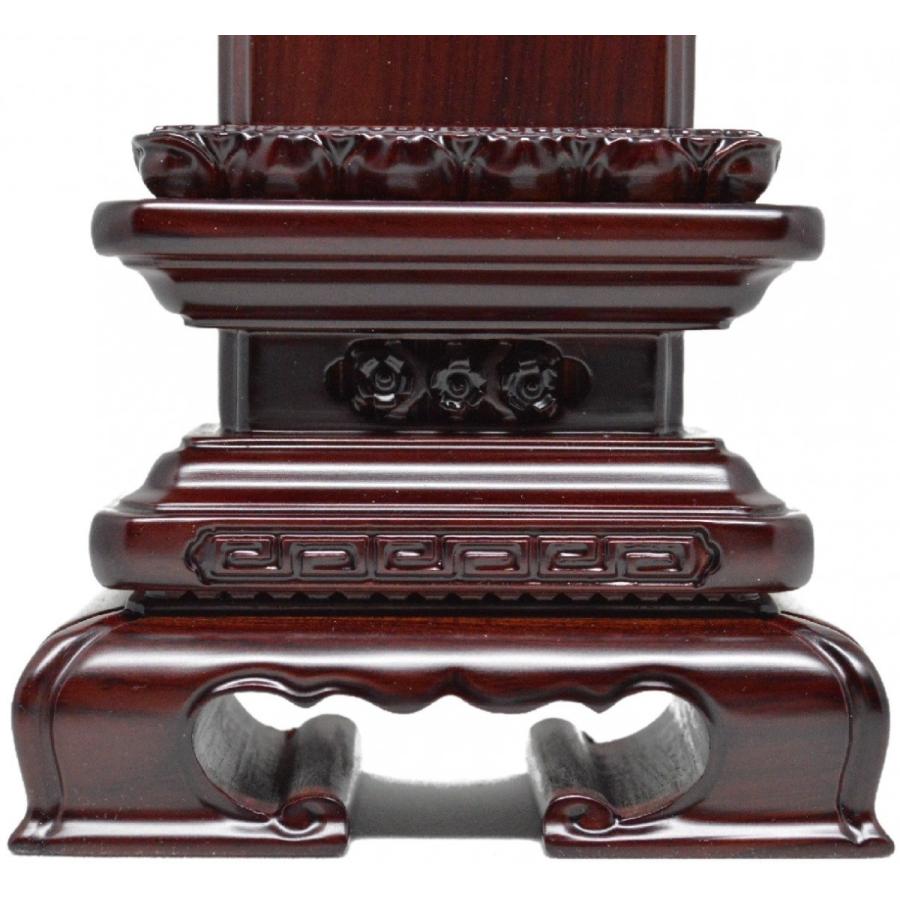 位牌 4.5寸 千倉位牌 (黒檀・紫檀) 送料無料 高級唐木 世界三大唐木材