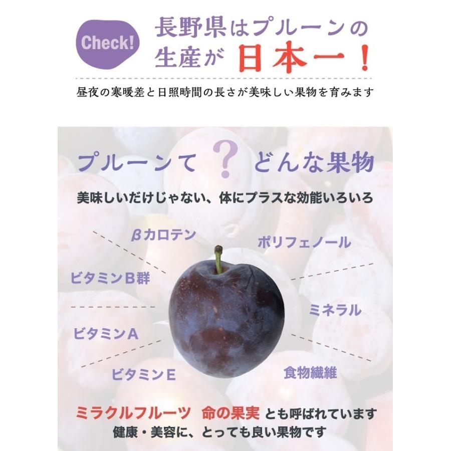 7月中旬〜下旬 小玉アーリーリバー 生プルーン 減農薬 長野県産 2キロ 