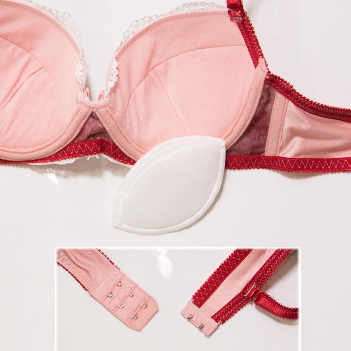 ブラジャー ショーツ セット ワイヤー入り 花柄プリント フリルレース