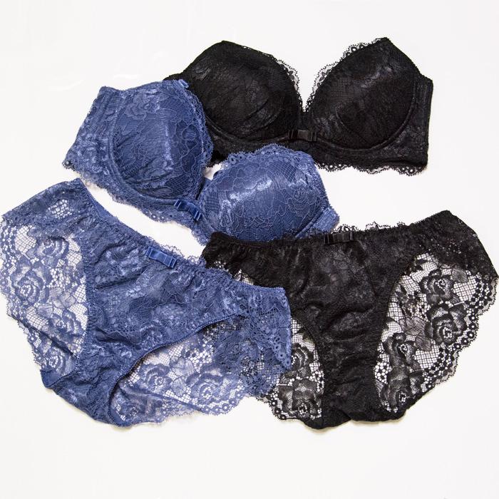 ブラジャー ショーツ セット ワイヤー入り 脇高 レーシー : ケイ・ドゥ