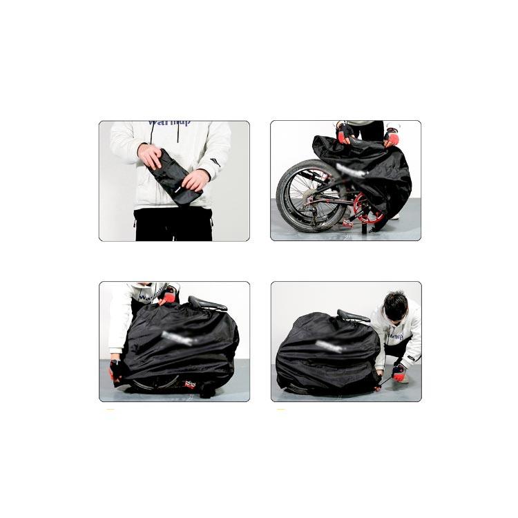 輪行バッグ 折りたたみ自転車用 軽量 防水 輪行袋 自転車 収納 バッグ 14-22インチ対応 専用ケース付き｜kj1210｜02