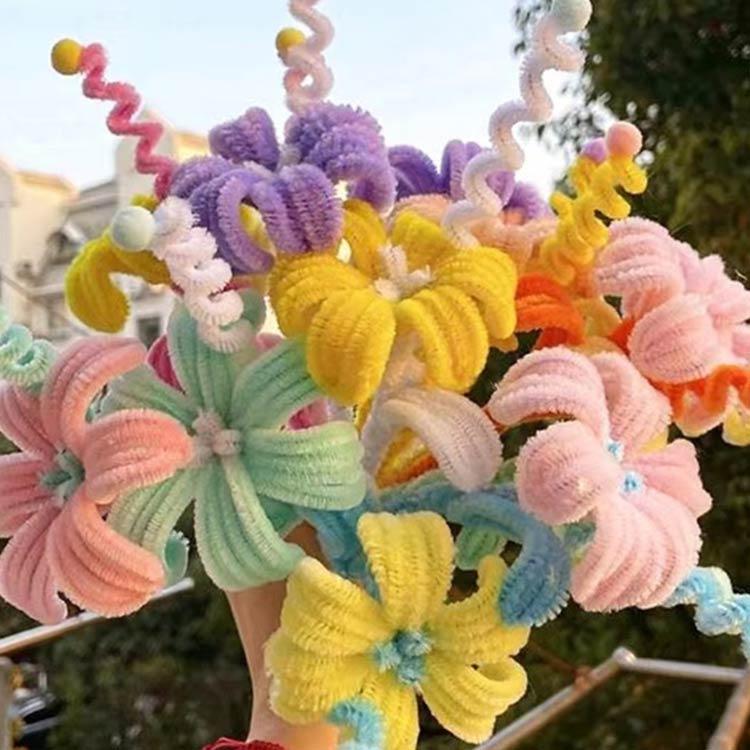 手作りキット 手芸モール カラーモール セット モールフラワー 曲げ
