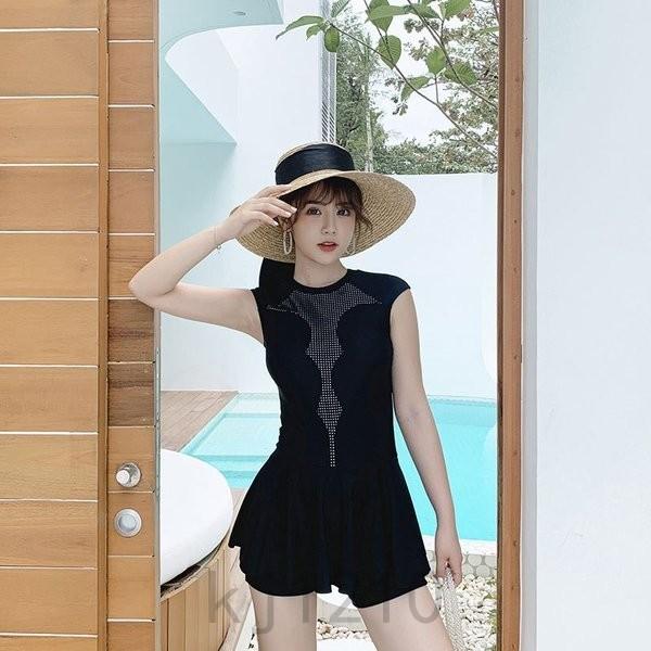 水着レディース体型カバー水着ワンピース型ショートパンツ水着ブラック水着韓国風30代40代大きいサイズセクシースイムウェアママスパ水着 Cla Jbuq2pmi Kjストア 通販 Yahoo ショッピング