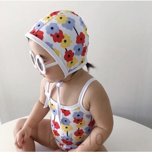 国内初の直営店 ベビー水着 水着 女の子 キッズ ワンピース かわいい 水着 ベビー水着女の子帽子付きワンピース水着キッズ花柄水着かわいい子供 水着おしゃれ女の子水着海辺ビーチ温泉 Www Threeriversofs Com