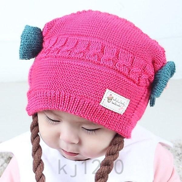 限定品 赤ちゃん帽子女赤ちゃん編み物秋と冬ウール子供帽子 帽子 キャップ カラー E Www Fattoriabacio Com
