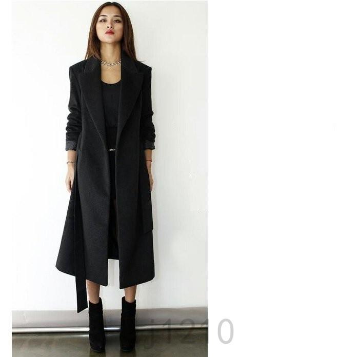 セール クーポン ロングコート ガウン レディース アウター メルトン ミモレ丈 ベルト 無地 ブラック チャコールグレー お手頃価格