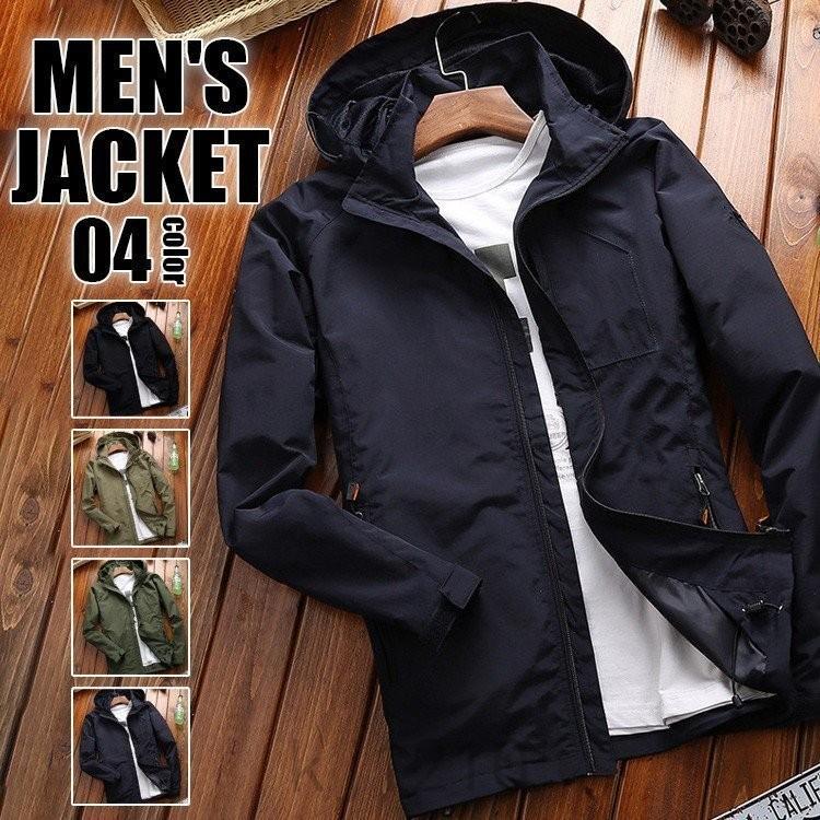 マウンテンパーカー メンズ 春物 ジャケット ウィンドブレーカー おしゃれ ナイロンブルゾン カジュアル 男性 薄手 メンズファション アウトドア Seasonal Wrap入荷