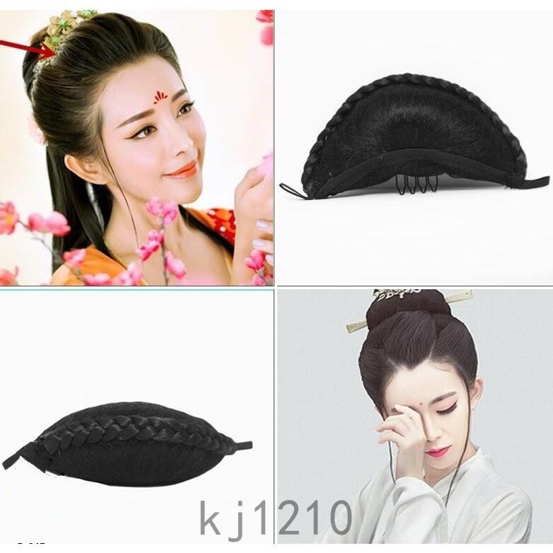 二枚 中国古代風かつら 古典宮廷髪型 唐装漢服髪型 ウィッグ 仙女系 コスプレ イベント 学園祭 文化祭 舞台団体演出道具 写真撮影用 ペア Kj5 Kjストア 通販 Yahoo ショッピング