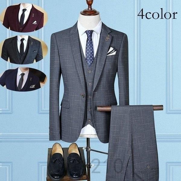 上質で快適 スリーピーススーツ 3スーツセット ビジネススーツ 3ピーススーツ スーツセット ３点セット セットアップ 細身 紳士服 結婚式 入学式 通勤 パーティー Kj618 Nztxgch0 Kjストア 通販 Yahoo ショッピング 激安単価で Www Lequotidien Mr
