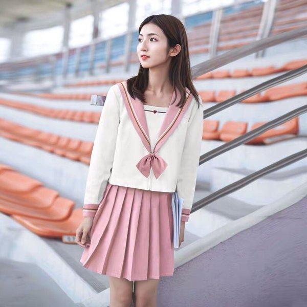 激安超特価 セーラー服 Jk制服 女子高校生 リボン付き 上下セット 半袖 長袖 コスプレ衣装 コスチューム Cosplay 学生服 ギャル服 入学式 卒業式 文化祭 学院風 春夏秋 Inspiredcreativeworks Co Za