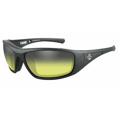 買い物をお ハーレーダビッドソン メンズ用サングラス Harley-Davidson Men´s Tank Yellow Lens LA Light Sunglasses - Matte Black Frames