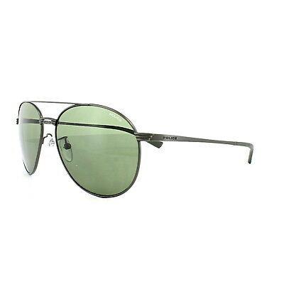 【50％OFF】 ポリス Green Gunmetal 0627 2 Rival S8953 Sunglasses Police メンズ用サングラス サングラス