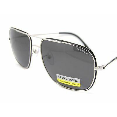 ポリス メンズ用サングラス Police Stunning Cool Sunglasses S8638G K07Z Grey Mens Polarized Fashion New