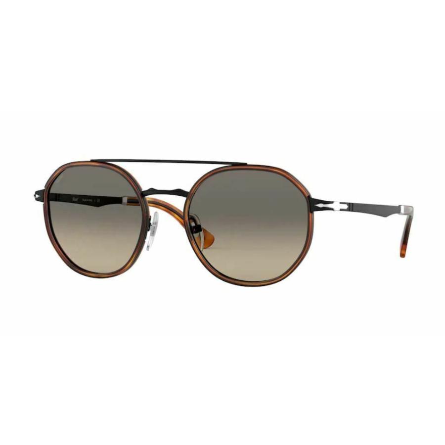 ペルソール レディース用サングラス Persol 0PO 2456S 109432 Black Gray Gradient Sunglasses