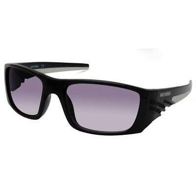 ハーレーダビッドソン メンズ用サングラス Harley-Davidson Men's Color Stripe Sunglasses, Black Frame/Gradient Smoke Lenses