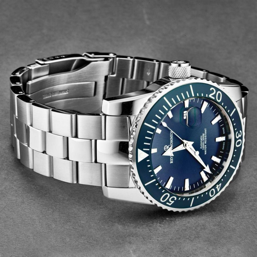 【24時間以内発送】 レビュートーメン メンズ用腕時計 Revue Thommen Mens 17030.2135 Diver Blue Dial Stainless Steel Automatic Watch 【EIM1161594966】(41303円)