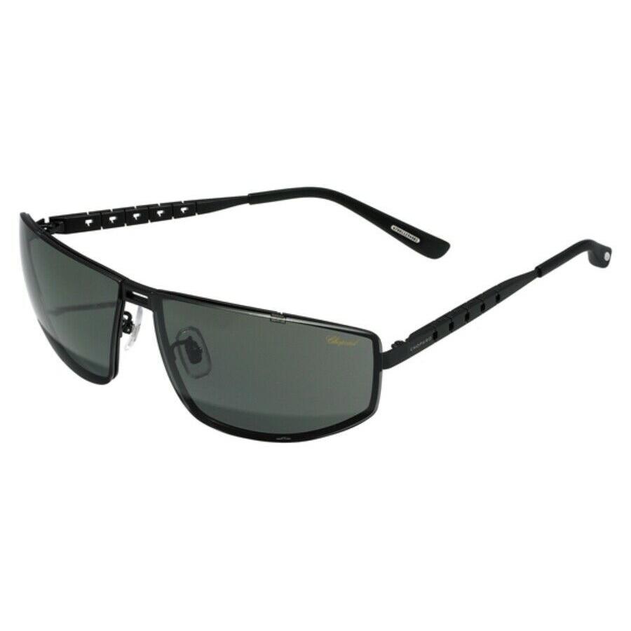 ショパール メンズ用サングラス Chopard Sunglasses SCHB02M 531P Black / Green 68mm