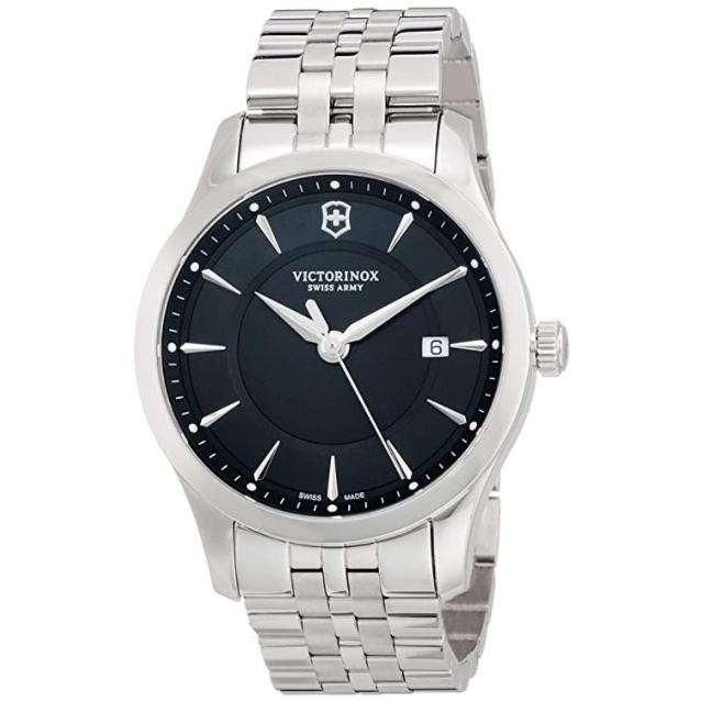 超高品質で人気の ビクトリノックス メンズ用腕時計 Victorinox Alliance Mens Analog Quartz Watch with Stainless Steel Bracelet V241801 腕時計
