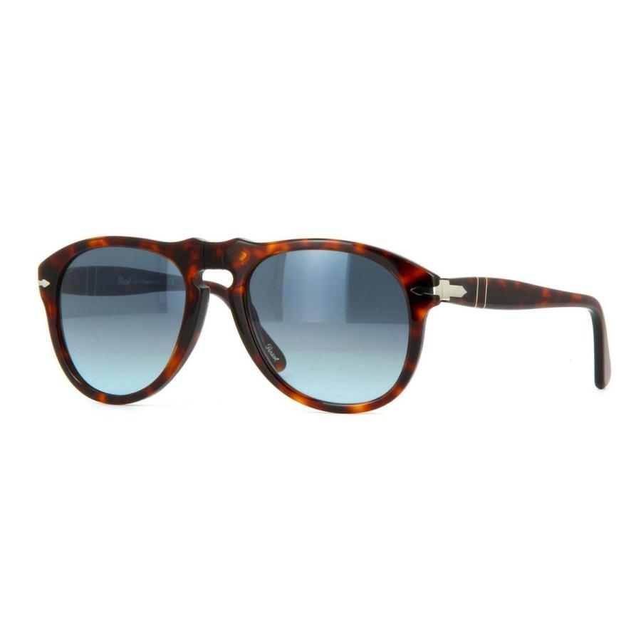 即納・全国送料無料 ペルソール メンズ用サングラス Persol PO 0649 Havana/Light Blue Shaded (24/86) Sunglasses