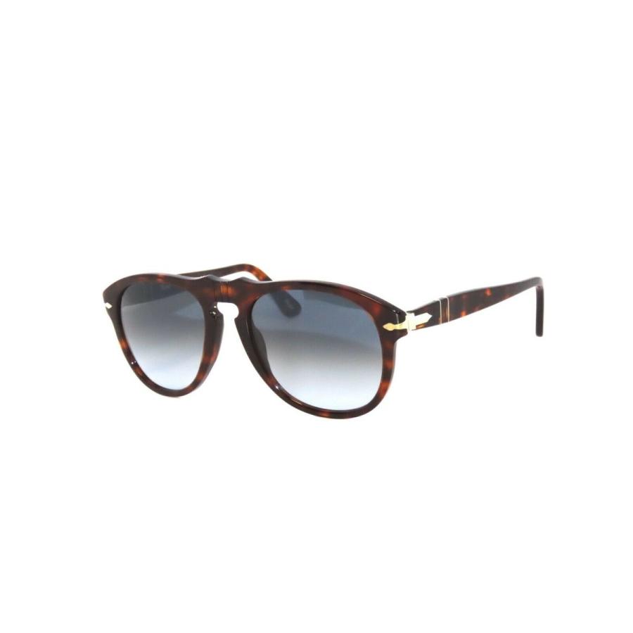 ペルソール メンズ用サングラス PERSOL 0649 24/86 54 Havana Blue Gradient Sunglasses