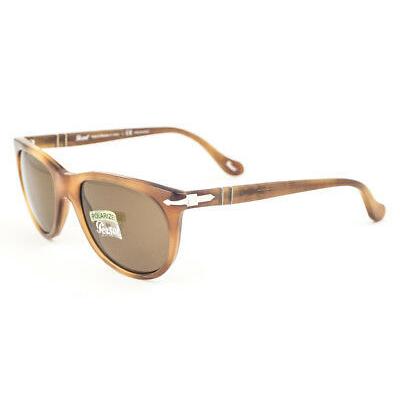 激安、お得 ペルソール メンズ用サングラス Persol 3097S 101857 Light Brown / Brown Polarized Sunglasses PO3097