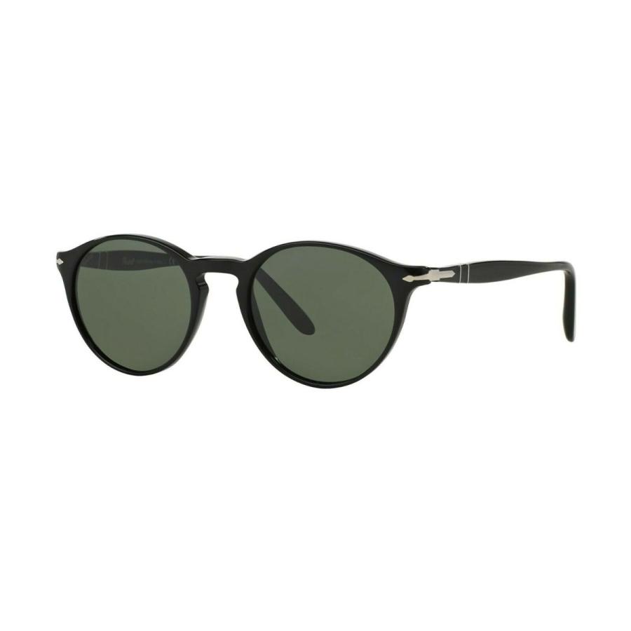 ペルソール メンズ用サングラス Persol PO 3092SM Black/Crystal Grey Green (9014/31) Sunglasses