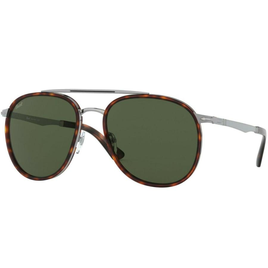 100 ％品質保証 ペルソール メンズ用サングラス Persol SARTORIA PO 2466S Dark Havana/Green (513/31 J) Sunglasses サングラス