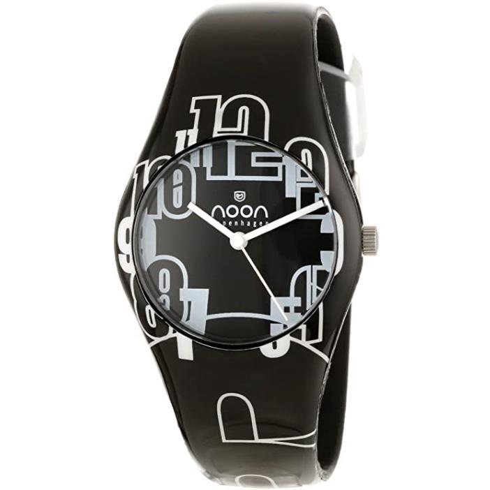 ヌーンコペンハーゲン 腕時計 レディース用 Noon Copenhagen Women's 01-069 Black Big Numbers Watch