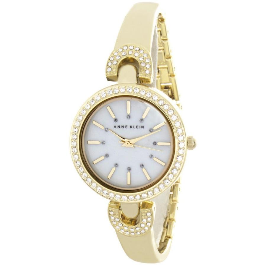手数料安い アンクライン レディース用腕時計 Anne Klein Women S Pearl Dial Gold Tone Metal Bracelet Bangle Watch Ak 2578mpgb 在庫一掃 Collezionec2ph Com