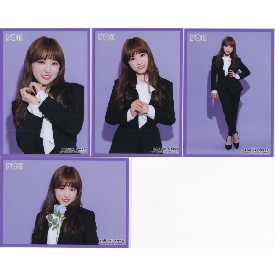 IZ*ONE 矢吹奈子 Black suit Ver . 生写真 4種コンプ｜kjcompany