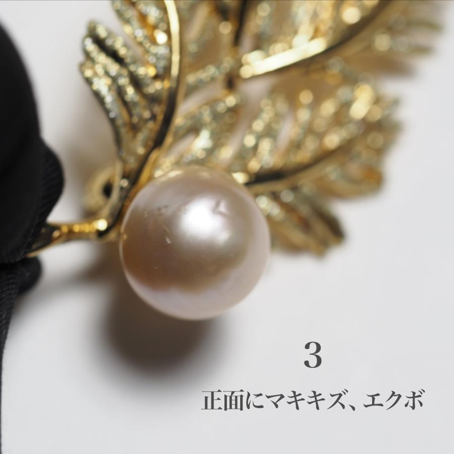 新品 k18 バロック オレンジ淡水真珠 ブローチ 限定品 【公式通販】