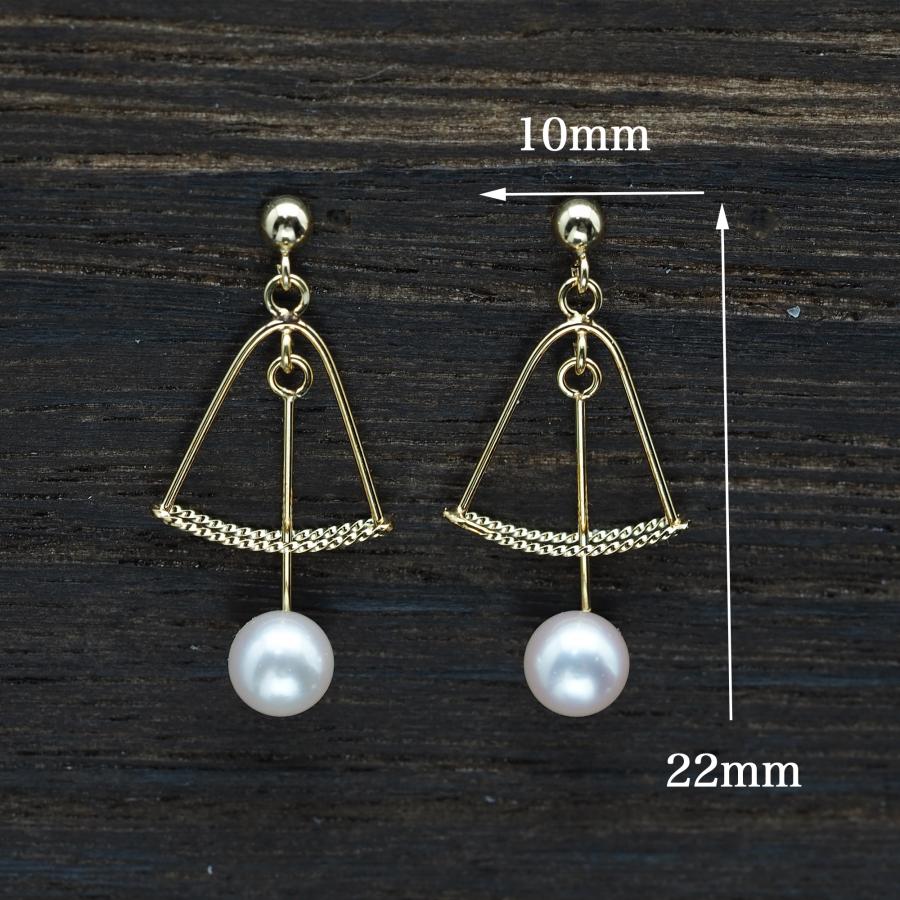 新品　k18 PＧアコヤ真珠　スイングチャーム 新品 k18 PGアコヤ真珠 スイングチャーム 【公式通販】