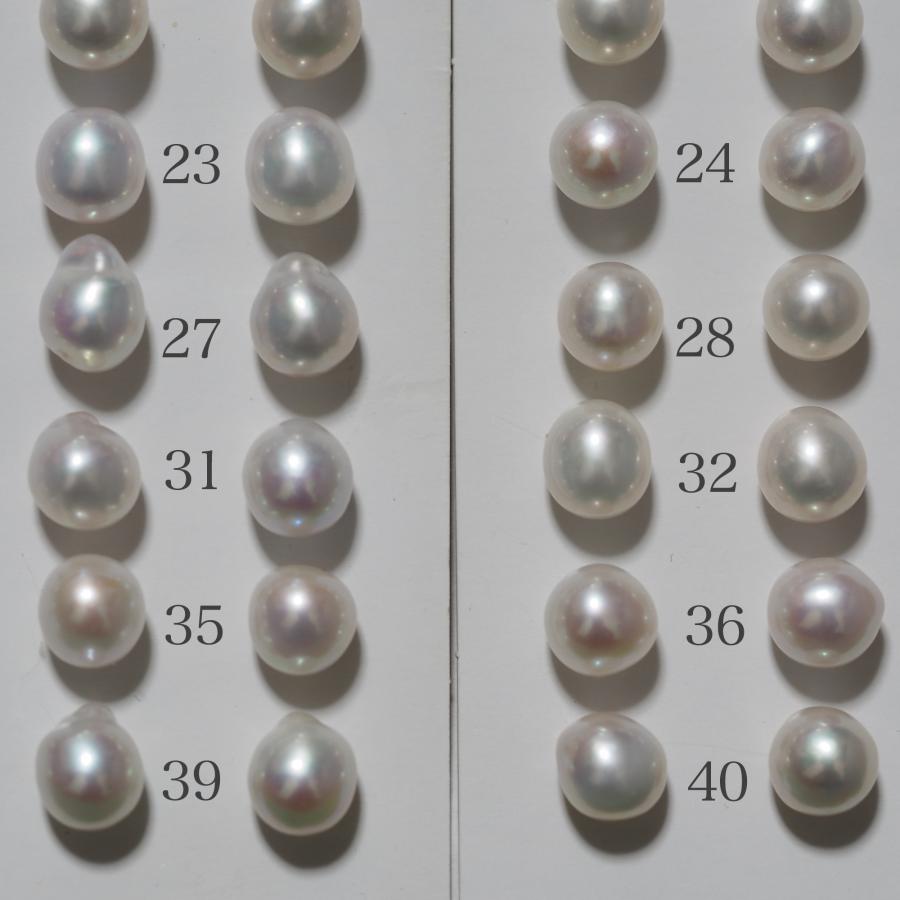 K18 有核淡水真珠 ピアス 特選 8-8.5mm/ポテトシェイプ パール