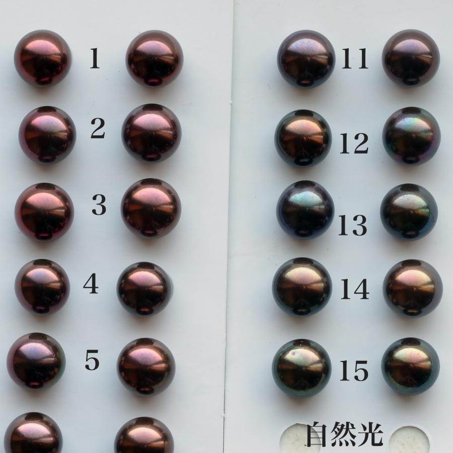 K10PG 淡水真珠 ピアス チョコカラー 選べるカラー 8-8.5mm up パール 10金ピンクゴールド スタッド シンプル 大ぶり 大きめ ギフト プレゼント 日本製｜kjewel｜11
