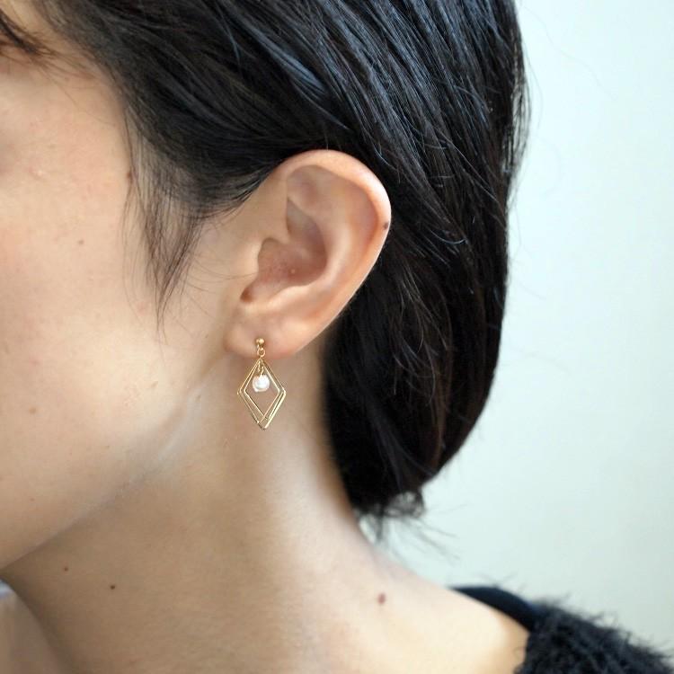 K18 アコヤ本真珠ベビーパール レイヤー ピアス 全4デザイン 18金