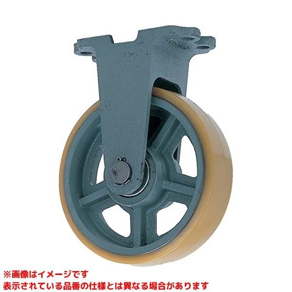 【UHBK300-90 (372949)】 《KJK》 ヨドノ 重荷重用鋳物製固定金具付ウレタン車輪 ωο0