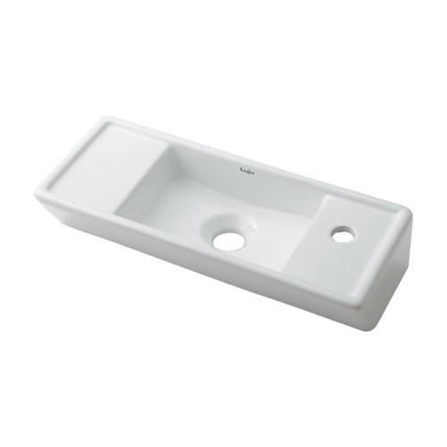 【在庫処分】カクダイ(KAKUDAI) 角型手洗器 ホワイト 置型・壁掛け兼用 カクダイ（KAKUDAI） 【493-066】 《KJK》 壁掛手洗器 ωσ0 : KJK