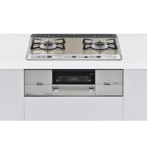 【RHS21W26S13RVL】 《KJK》 リンナイ ビルトインコンロ グリル付 Udeaef 幅60cm ミストシルバー ωα0