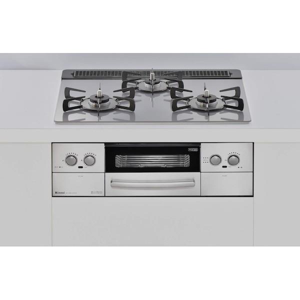 【RB31W23L10R5STW】 《KJK》 リンナイ ビルトインコンロ グリル付 LiSSe 幅60cm フロストシルバー ωα0