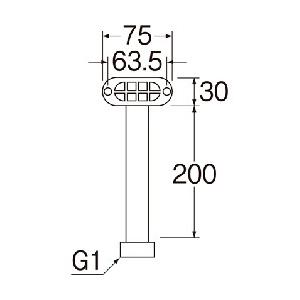 SANEI 【H787-864】 《KJK》 オーバーフロー用ホース ωα0 : KJK - 通販