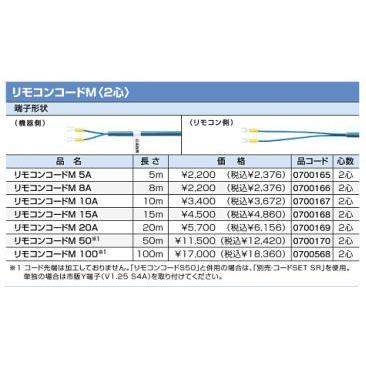 ノーリツ（NORITZ） 【M20A】 《KJK》 リモコンコード<2芯> 20m ωα0 