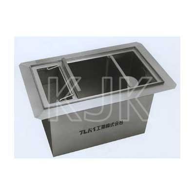 《KJK》 プレパイ工業 SUS製 グリーストラップ 側溝流入地中埋設型 ωλ1