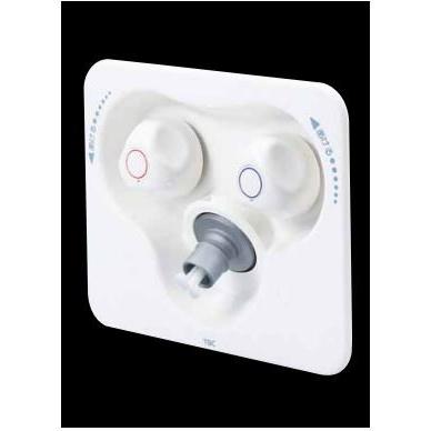 《KJK》 KVK 2ハンドル混合水栓コンセント(緊急止水機能付(逆止弁解除付)) ωζ0