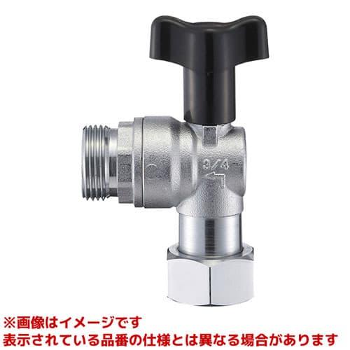 SANEI 【V6270BV-13】 《KJK》 ナット付逆止付アングルボールバルブ